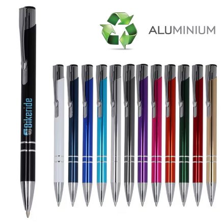 alicante glanzend recycled aluminiuml blauwe inkt