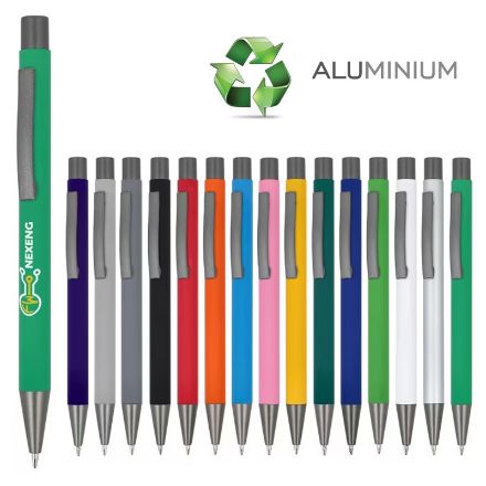 new york soft touch recycled aluminium blauwe inkt