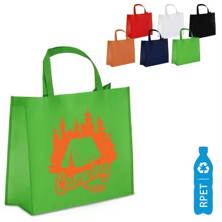 r-pet draagtas gelamineerd non-woven 40x16x35 cm