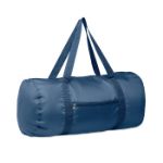 reistas van r-pet polyester met rits 20 liter - blauw
