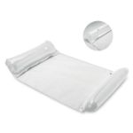 waterhangmat opblaasbaar met gaasnet max 80 kg - wit