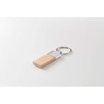 sleutelhanger met rubberhout