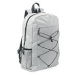 600d rpet polyester rugzak - wit