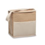 jute en canvas koeltas 3 liter