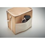 jute en canvas koeltas 3 liter