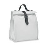 600d rpet rolltop koeltas - wit
