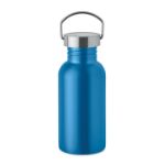 enkelwandige fles recycled rvs 500 ml lekvrij - turquoise