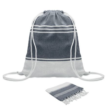 hammam handdoek trekkoord tas set
