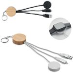 sleutelhanger met 4-in-1 60w kabel