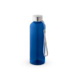 r-pet fles met doorschijnende afwerking 600 ml - blauw