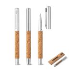 roller met roestvrijstalen behuizing en kurk