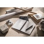 a5 notitieblok met kaft van recycled vilt