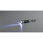 recycled aluminium sleutelhanger met led licht