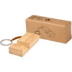 bosona telefoonhouder met sleutelhanger van bamboe