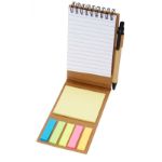 flipper blok met sticky notes balpen zwarte inkt