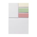 memo sticky notes and markers recycled papier