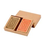 kaartspel van recycld karton kardain