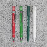 aluminium pen blauwe inkt vieso