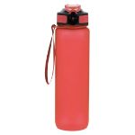 drinkfles met capaciteitsaanduiding ridof 1 liter - rood