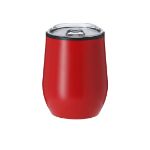 thermosbeker roestvrij staal hanley 330 ml - rood