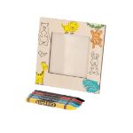 fotolijst 7.5 x 7.5 cm met 5 stiften kunku