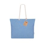tas van recyclerd katoen coulan 220 gr/m2 - blauw