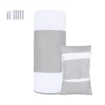 absorberende handdoek jeffrey - grijs