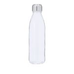 drinkfles recycled glas en rvs kamby 650 ml - transparant