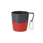 opvouwbare beker mibar 340 ml - rood