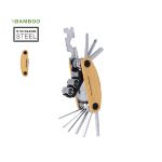 multitool rvs en bamboe koron