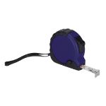 rolmeter met rem en clip burkex 3 meter - blauw