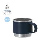 mok van recycled roetsvrij staal blakent 140 ml