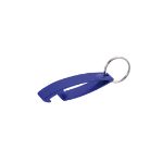 sleutelhanger opener recycled aluminium niken - blauw