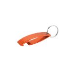 sleutelhanger opener recycled aluminium niken - oranje