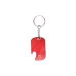 sleutelhanger opener recycled aluminium sawad - rood