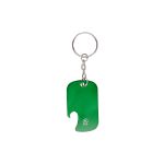 sleutelhanger opener recycled aluminium sawad - groen
