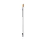 rubberised pen recycled aluminium kosif - wit