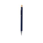 rubberised pen recycled aluminium kosif - marine