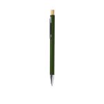rubberised pen recycled aluminium kosif - groen