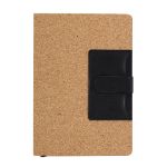 kurken notitieblokje rosiuk - zwart