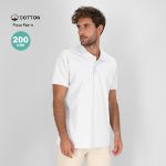 volwassene wit polo shirt chaplin s-xxxl 200 gr/m2