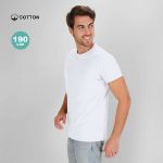 wit katoenen t-shirt perkins xs-xxxl 190 gr/m2