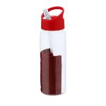 drinkfles r-pet met handdoek garyl 800 ml - rood