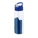 drinkfles r-pet met handdoek garyl 800 ml - blauw