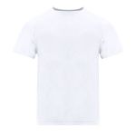 t-shirt polyester ademend 135 gr cocker xs-xxxl - wit