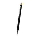 balpen zukry abs en bamboe - zwart