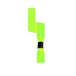 armband aanpasbaar en met veiligheidssluiting clas - groen