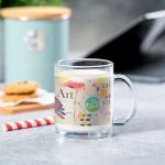 glazen transparante mok brant 350 ml