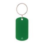 sleutelhanger ralutag recycled aluminium - groen