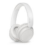 philips bluetooth koptelefoon 65 uur speeltijd - wit